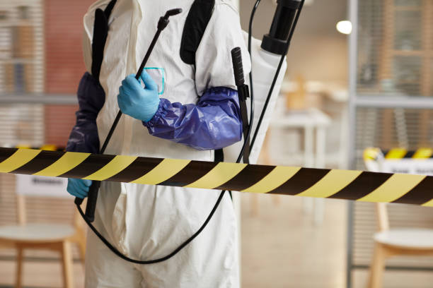 Professional Blood Cleanup technician working in Mercer Island, WA